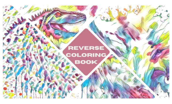 Create reverse coloring book pages by Reversecoloring