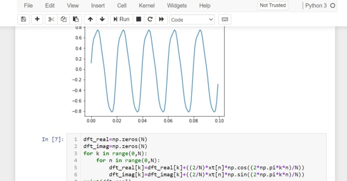 Signal processing machine learning deals python