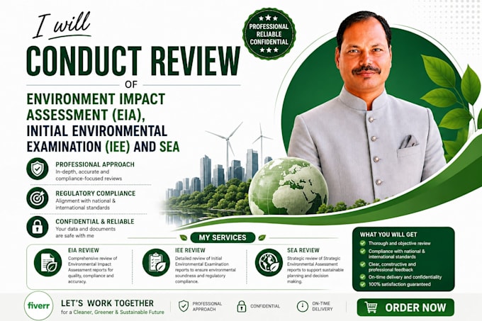conduct a review of environmental impact assessment iee, sea