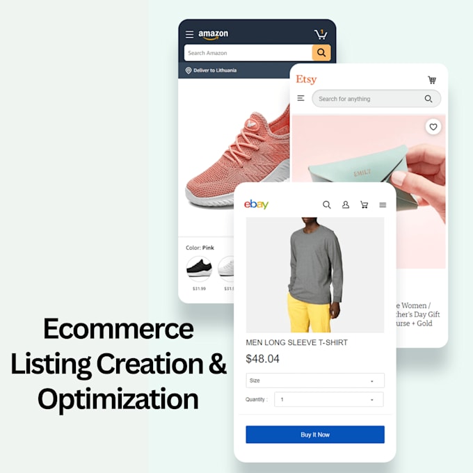 write converting product listing for amazon,ebay,etsy, shopify, walmart