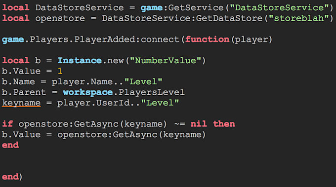 A basic roblox code by Rehumpraesoody | Fiverr