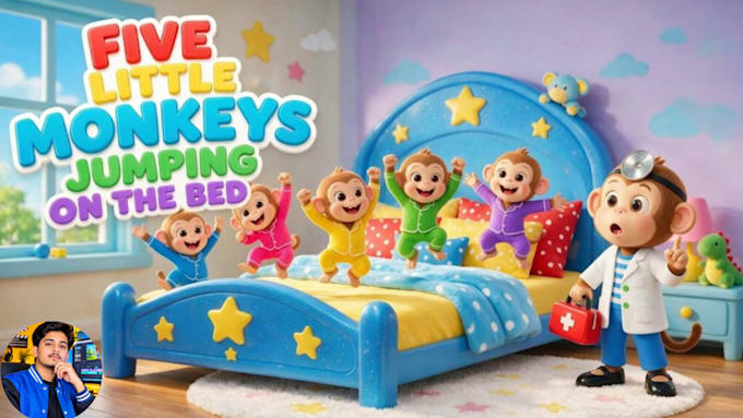 create colorful 3d kids animation videos and nursery rhymes