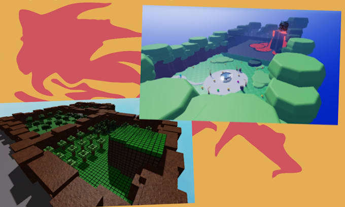 create a  low poly roblox simulator map