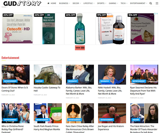 guest post on HQ traffic site gudstory com