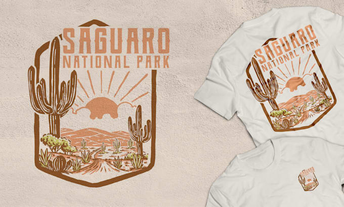 create awesome vintage t shirt design with hand drawn