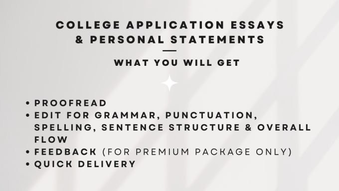 edit college application essays for money