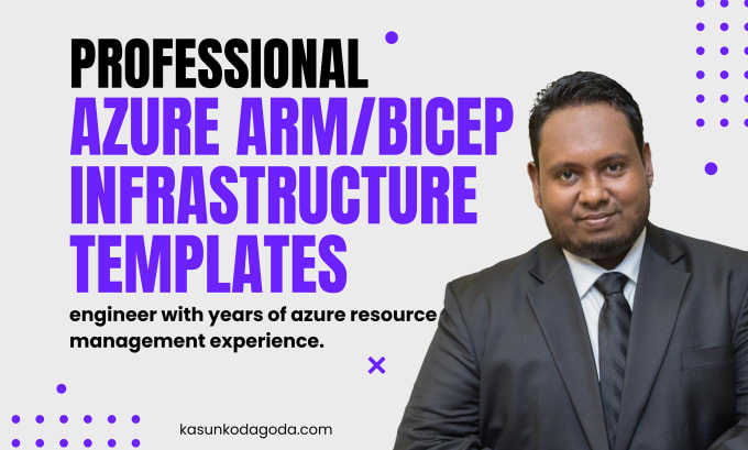 Create and deploy azure arm bicep infrastructure template by Kasunkv