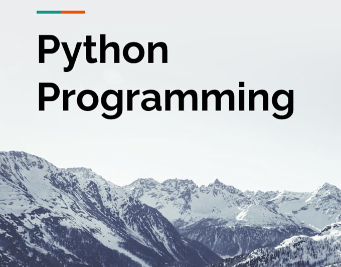 Write customized python code by Goel_solutions | Fiverr