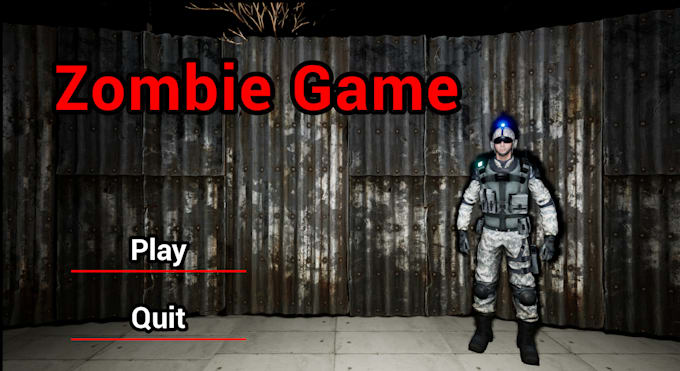 create a zombie shooter game prototype in unreal engine