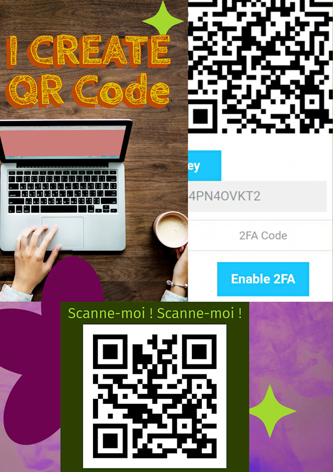 create a  qr code for your business with your logo design