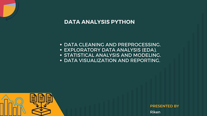 Do tasks or projects in python data analysis by Rikenm012 | Fiverr