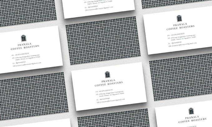 create professional and minimalist business card design