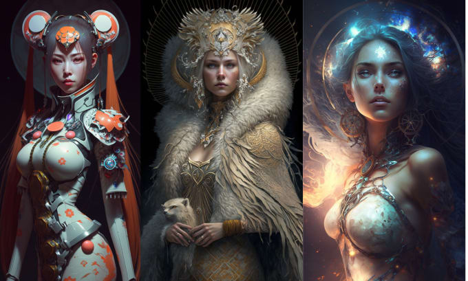 create ai art concept with midjourney ai