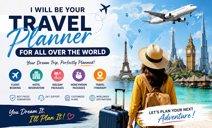 be your travel planner for all over the world