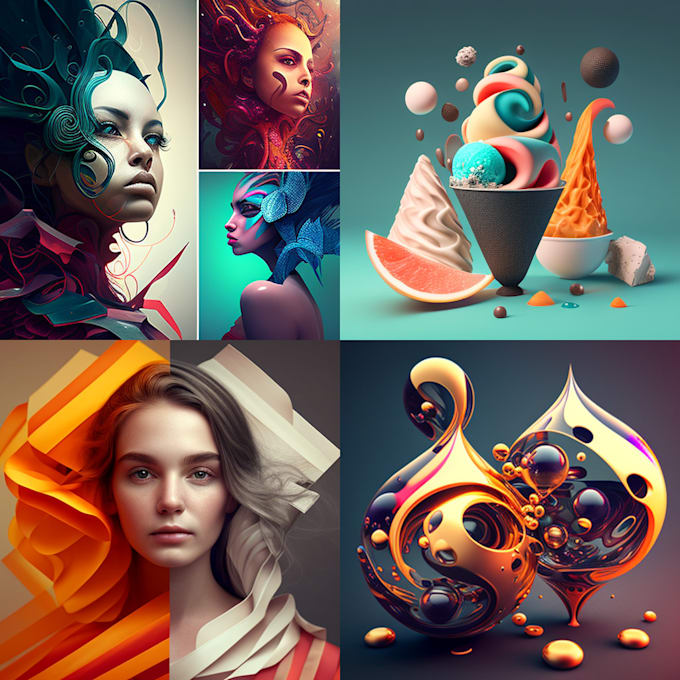 create original ai generated character design, digital art