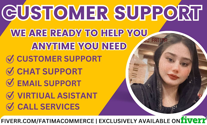 provide full time customer support service