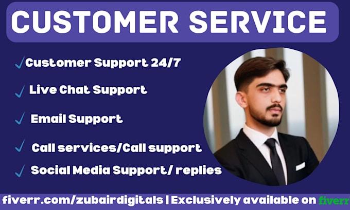 provide full time customer support service
