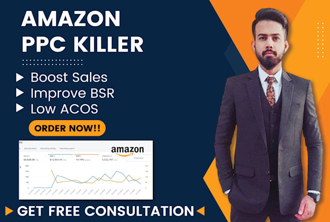 setup amazon PPC campaign and manage to boost amazon sales