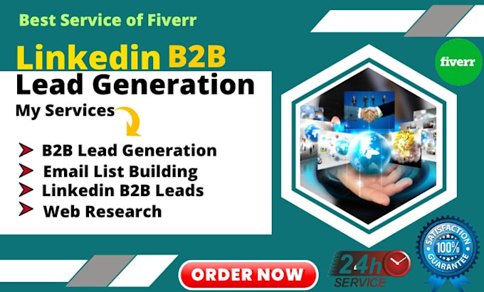 linkedin sales navigator b2b lead generation email list building lead gen