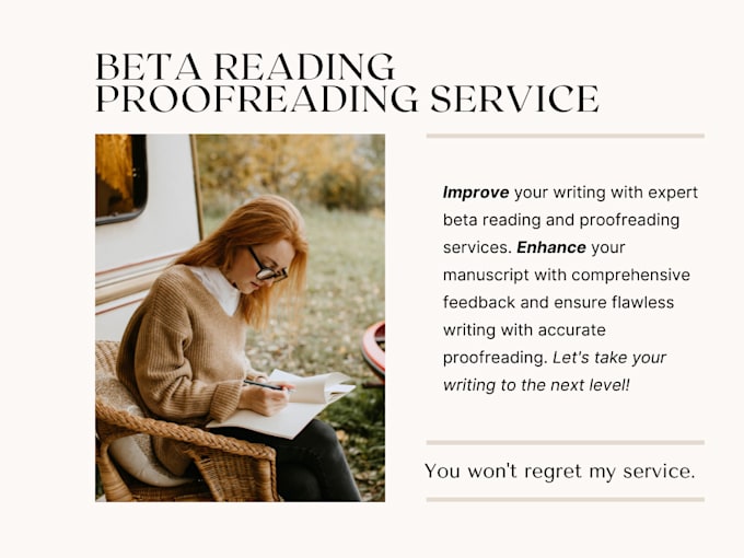 provide professional beta reading, feedback, and critique