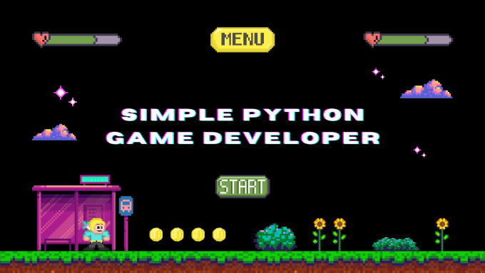 Create simple and fun games using python by Dorajetk | Fiverr