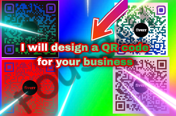 Create professional qr code designs with your logo by Foussam | Fiverr
