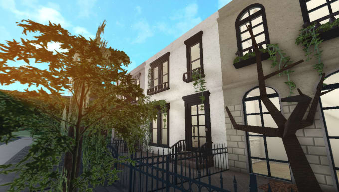 roblox bloxburg victorian townhouse city layout build in 2023