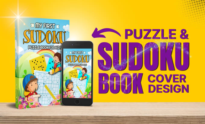 Design sudoku crossword word search puzzle activity book for kdp low