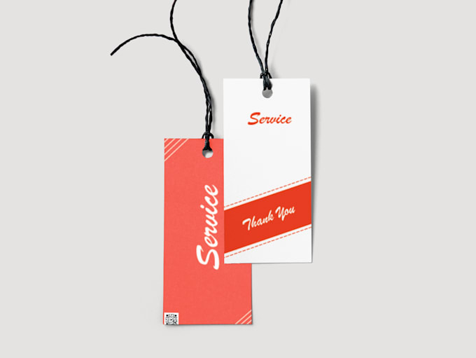 Design hang tag price tag and tshirt tags for you by Nayabrustam Fiverr