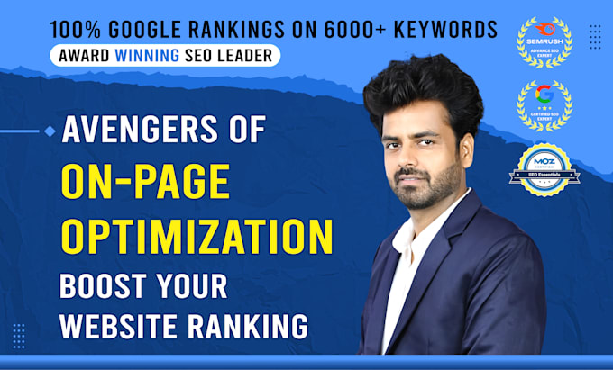 do on page and technical SEO for your website
