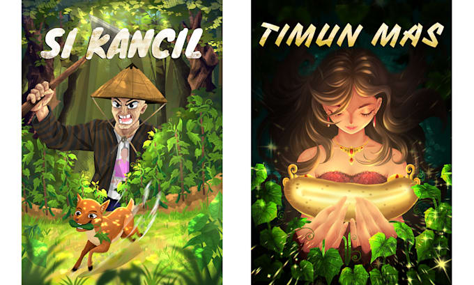draw childrens book illustrations and covers
