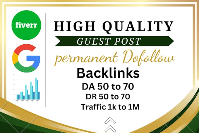 do high quality guest post on da DR 50 to 70 plus