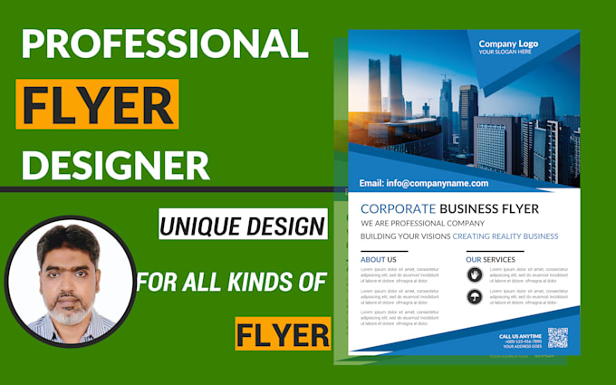 Design eye catching corporate and business flyers for you by Graphic ...