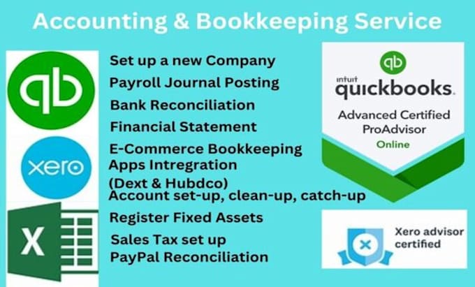 do accounting and bookkeeping using quickbooks