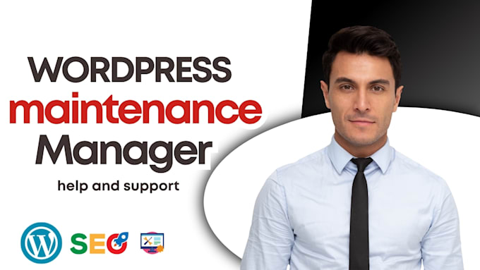 monthly wordpress website maintenance, manager and support help