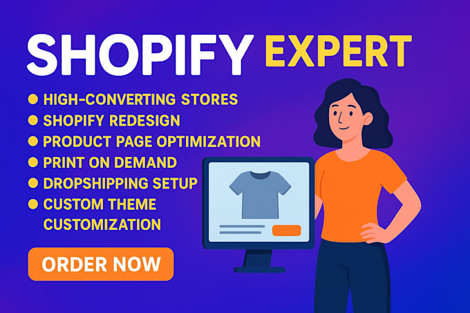 do shopify website design and redesign, shopify store design, shopify redesign