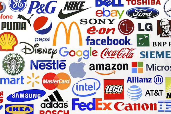 design a logo and write text