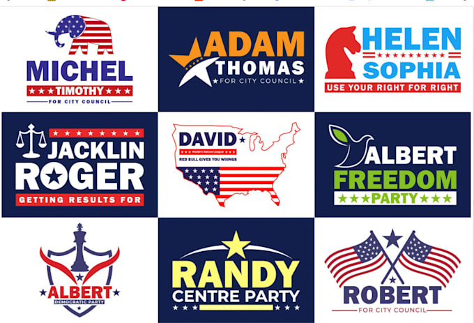 Design minimalist political campaign logo by Jillian_bailey | Fiverr