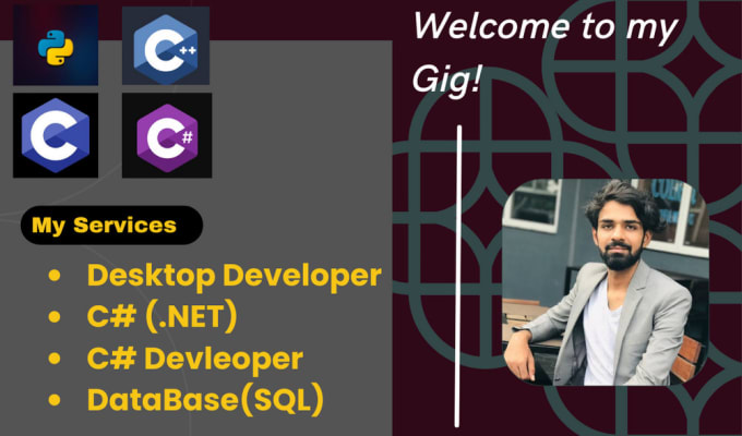 Create desktop application using c sharp with dot net by Hussain1077 ...