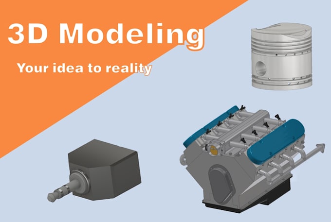 Create 3d models, 2d technical drawings in solidworks, inventor, fusion 360