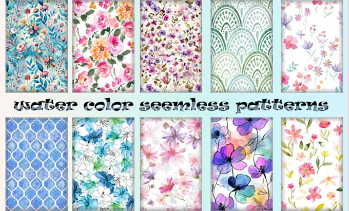 create seamless pattern design and textile print design