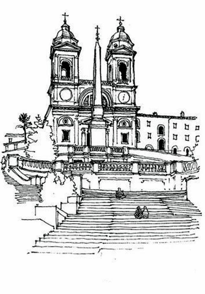 Hand draw architecture and urban design sketches by andriettaverst8