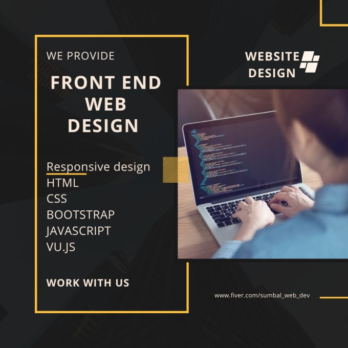 Be your quick front end web developer and designer,html, css by Sumbal ...