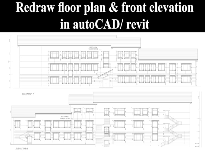 What Is A Front Elevation Drawing In Autocad - Infoupdate.org