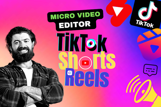 edit short form video for instagram reels, tiktoks and youtube shorts