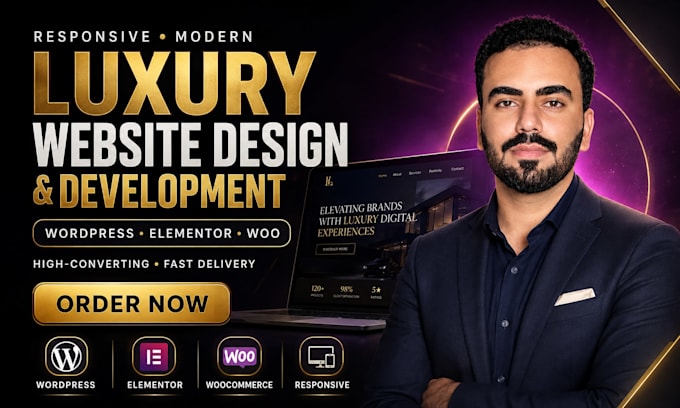 build a premium, luxury and modern wordpress website for you