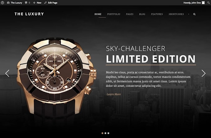 build luxury website design and website development