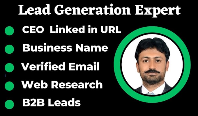be your lead generation and prospect list building expert