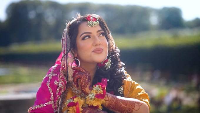 do  cinematic wedding story video and highlight editing