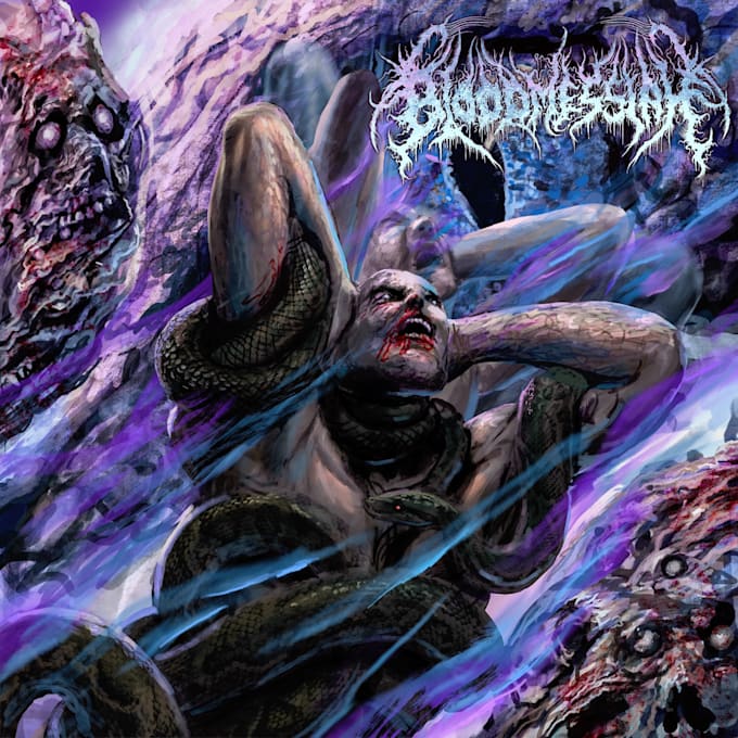 draw metal album cover